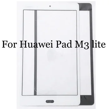 2VNT 8.0 colių A+kokybės Huawei Trinkelėmis M3 lite TouchScreen skaitmeninis keitiklis Skirtas Huawei Trinkelėmis M3lite Jutiklinio Ekrano skydelis Be flex kabelis
