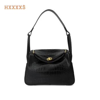 HXXXXS Ponios prekių maišeliai krokodilo modelis pažasties krepšiai moterims krepšiai prabanga rankinės moterims, krepšiai dizaineris maišą Dizaineris rankinės