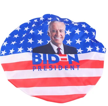 Logotipą 2020 m. Amerikos Prezidento Rinkimų joe bidenas šilkiniai satino variklio dangčio miego bandana bžūp Ponios Headwrap Plaukų Priežiūros Skrybėlę
