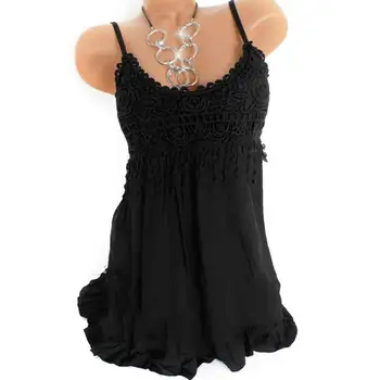 Moteriški Strappy Mini Cami Vest Suknelė Vientisa Spalva Rankovių Šalis Vasaros Paplūdimio Trumpas Sundress Nėrinių Kratinys Suknelės