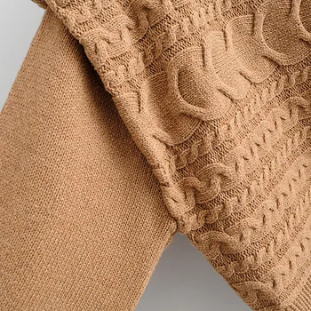 Džemperis Moterims, Elegantiškas Ilgomis Rankovėmis Megztiniai Moterų Ponios 2020 Moterų Atsitiktinis O Kaklo Criss Cross Megztiniai Moterų Mados Laisvas