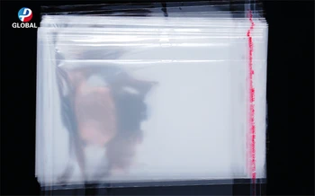 D&P 1000 vnt. Įvairių didelių dydžių Aišku, Lipni sandarinimo Plastiko Opp poli Slapukas Pakavimo maišelis Uždaroma Pakavimo krepšiai