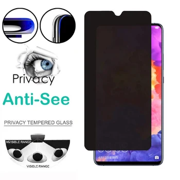 Anti-Spy Screen Protector Galaxy A6 A8 Plius 2018 A7 A9 2018 Magija Privatumo Grūdintas Stiklas Samsung A5 A7 2016 2017
