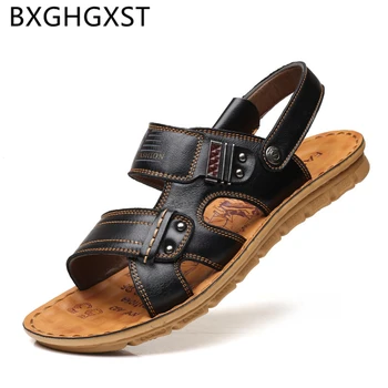 Vasaros Sandalai Prabanga Vyriškos Basutės natūralios Odos Dizainerio Batai Vyrams Laisvalaikio Bateliai Paplūdimio Sandalai Vyrams 2020 Zapatos De Hombre