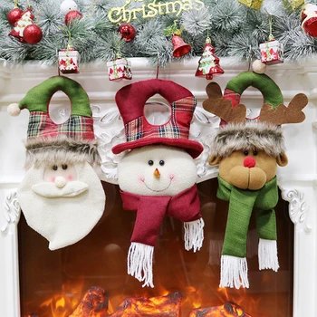 Snowmen Eik Santa Claus Saldainiai Laikymo Paketas Kalėdų Dovana Totalizator Krepšiai neaustinių Dovanų Krepšys Su Rankena tinka Vaikams 