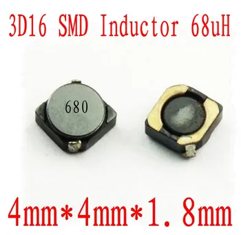 NAUJAS SMD Induktyvumo ritės 3D16 68UH Chip induktyvumo 4*4*1.8 mm CDRH 3D16 68 mm Ekranavimas Galia induktyvumą, 1000 VNT.