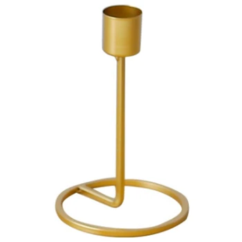 Žvakių Laikiklis Aukso, Vieną Galvą Geležies 3D Geometrinis Žvakidė Romantiškas Stalo Dekoro Kūrybos Namuose Vestuvių Dekoravimas