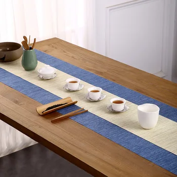 Kinijos vandeniui atsparaus popieriaus arbatos kilimėlis arbatos ceremonija medžiaga arbatos audinio staltiesė stalo runner Zen lino popierinių servetėlių, arbata kilimėlis arbatos runner