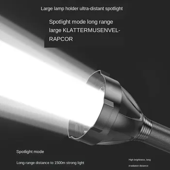 Super Šviesus ir Įkrovimo Lauko Šviesos Nuotolinio Fotografavimo Nešiojamas Vandeniui atsparus Aukštos Pluošto Xenon Led Lempa Specialiųjų Pajėgų
