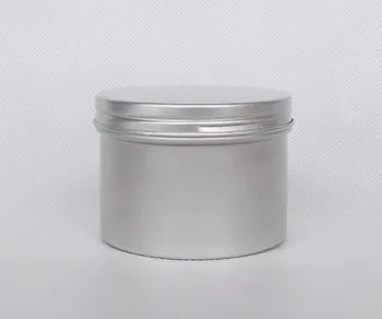 2019 Naujas 100vnt 120g kosmetikos aliuminio jar,kosmetikos pakuotės,120ml skersmens grietinėlės indelį aromatinių žvakių lauke kosmetikos bakas