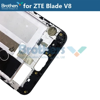 Priekinis Rėmas ZTE Blade V8 Rėmas Naudojami Atnaujinti Originalus Priekinis Korpusas ZTE Blade V8 LCD Rėmelio LCD Turėtojo Telefonas Pakeitimo