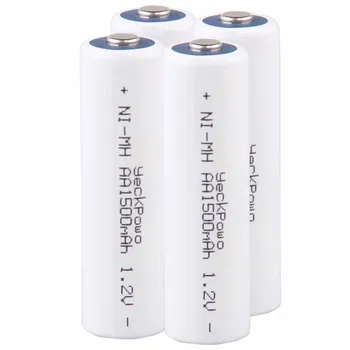 Žemiausia kaina 4 gabalas AA baterijos 1.2 v baterijų įkrovimo 1500 mah nimh baterija elektrinių įrankių akkumulator