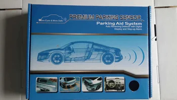 Vieną Rinkinį Led Parkavimo Jutiklis Auto Automobilis Detektorius Parktronic Ekranas Atvirkštinio Atsarginės Radarų stebėjimo Sistema su 4 Jutikliais