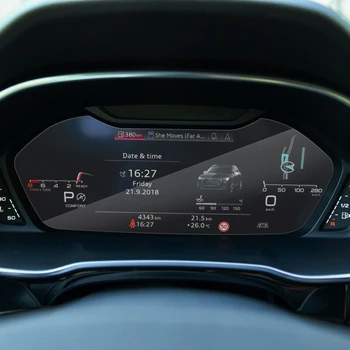 Automobilių Optikos prietaisų Skydelyje GPS Navigacijos Ekrano Stiklo Apsauginė Plėvelė Lipdukas Audi Q3 F3 2019-Dabartinė Kontrolės skystųjų kristalų (LCD) Ekranas