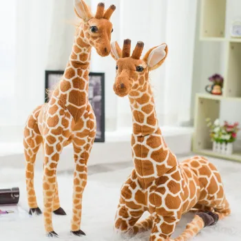 60/80cm Modeliavimas Žirafa Pliušiniai Žaislai Mielas iškamša Minkštas Žirafa Lėlės Gimtadienio, Kalėdų Dovana Vaikams, vaikų namų dekoro