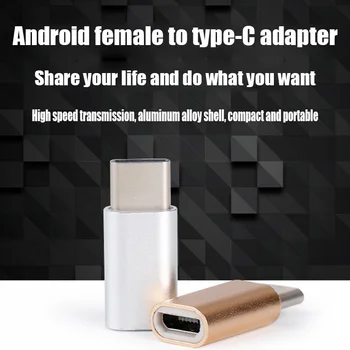 5 vnt Android c tipo Adapteris, įkroviklis xaiomi 
