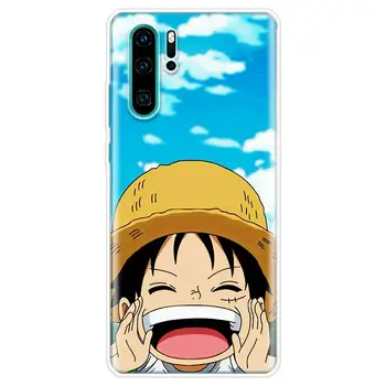 One Piece Anime Padengti Telefoną Atveju Huawei P40 30 P20 Mate 30 20 10 Pro P10 Lite P Smart Z 2019 Coque 