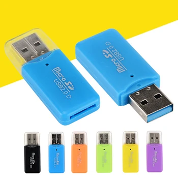 10/5/1pcs Kortelių Skaitytuvas USB 2.0 Tipas C SD Micro SD TF Adapteris Nešiojamas Reikmenys, OTG Smart Atminties Kortelių Skaitytuvas Saugojimas