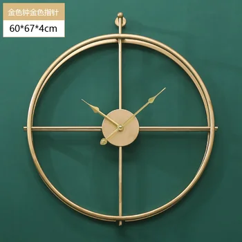 Geležies Šviesos Prabanga Šiaurės Kūrybos Išjungti Sienos Žiūrėti Kabo Laikrodis Mados Kambarį Rakinama Namo Modelis Kambarys Art Pocket sieniniai Laikrodžiai