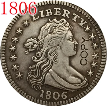JAV 1804,1805,1806,1807 Puoštas Krūtinė Ketvirčius Kopijuoti Monetos