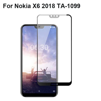 1pc-Ultra Plonas aukštos kokybės screen protector, Grūdintas Stiklas Nokia X6 X 6 2018 M., TA-1099 Ekrano apsaugos grūdintas stiklas