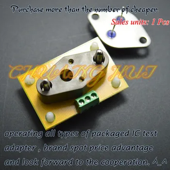 Aukštos kokybės F2 Geležies antspaudas tranzistorius bandymo kištukinis lizdas Su PCB, Jungiantis terminalo Geležies antspaudas tranzistorius bandymo lizdas