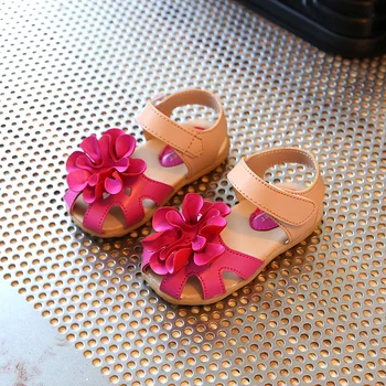 AFDSWG naujas vasaros vaikų sandalai didelis gėlių mergaičių, vaikų princesė batai sausgyslės vienintelis sandalias vaikai