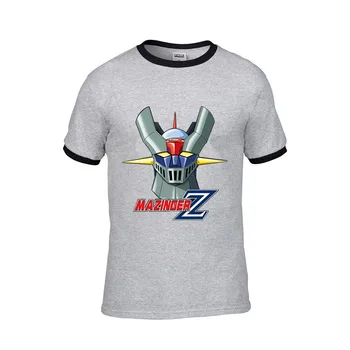 2020 Įdomu Mazinger Z T marškinėliai Vyrams Anime senas klasikinis manga robotas filmą Mėlyna Vyrų Marškinėliai Juodos spalvos Pagrindinės Tees Marškinėlius berniukams
