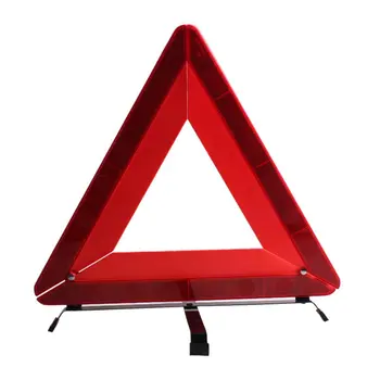 Automobilių Trikampis Avarinio Įspėjimo Ženklas, Sulankstomas Atspindintis Saugos Pakelės Apšvietimo Stop Ženklas Trikojo Kelių Flasher