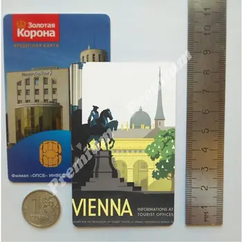 Austrija suvenyrų magnetas derliaus turizmo plakatas