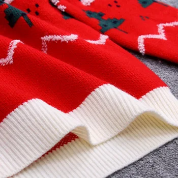 Megztinis Kalėdų Moterų Megztinis 2020 Santa Spausdinimo ilgomis Rankovėmis O-kaklo Kalėdų Mezgimo Megztinis Megztinis Viršuje Jumper Trikotažas