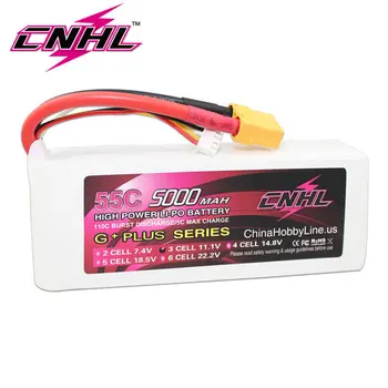 CNHL G+PLIUS 5000mAh 3S 11.1 V 55C Lipo Baterijos