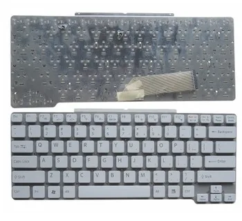 JAV naujų nešiojamojo kompiuterio klaviatūra SONY VGN-SR13 SR16 SR18 SR23H SR26 SR28 SR55E anglų balta