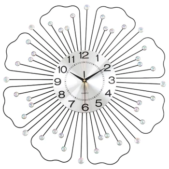 Kūrybos Paprastas Sieninis Laikrodis Prabanga Šiaurės šalių Meno Skaitmeninės Didelės Metalo Silent Kambarį Sieninis Laikrodis Reloj De Sumalti Namų Dekoro DB60WC