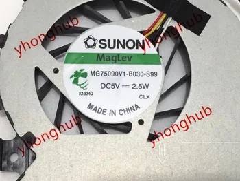 SUNON MG75090V1-B030-S99 DC 5V 2.5 W 4-wire Serverio Nešiojamojo kompiuterio Aušinimo Ventiliatorius