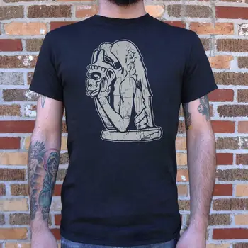 Unikalus Cool Dizaino Gargoyle T-Shirt (Mens) juokinga t shirts