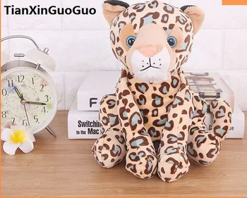 Apie 25cm animacinių filmų tupint leopard pliušinis žaislas minkšta lėlė baby žaislas gimtadienio dovana w2228