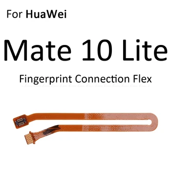 Pirštų atspaudų Jutiklis Home Mygtuką, HuaWei Mate 10 9 Pro Lite Touch ID Pripažinimo Return Mygtukas Meniu Jungtis, Flex Kabelis Juostelės