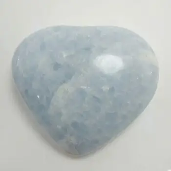 Natūralių kristalų širdies Rankų celestite kvarciniai Akmenys Chakra Akmens širdies Balansavimo Kolektorius Kristalai Reiki healing dekoras
