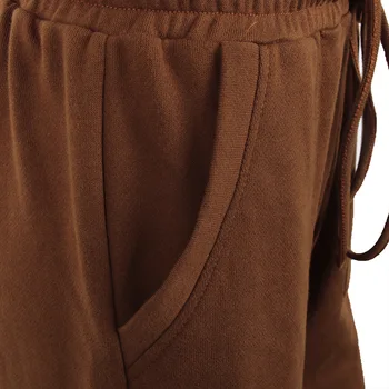 2019 Mados prekės ženklo vatos pagaliukai + kelnės Kostiumas paketo klubo kelnės su elastinga juosmens, 2 dviejų dalių rinkiniai wj1714 didmeninė dropship