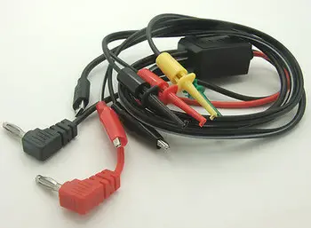 DHL/EMS 50pcs 4mm banana plug kablys alligator clips micro USB telefonų remontas, elektros linijos-A8