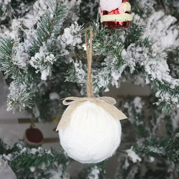 Kalėdų Kamuoliukus Megzti Kamuolys Pakabukas Medžio Kabantys Papuošalai Kalėdų Priedai Namų Dekoracijos