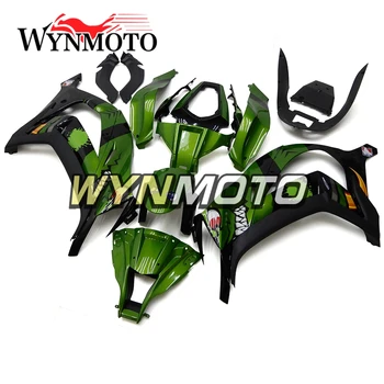 Pilnas Įpurškimas, ABS Purvasargiai Už Kawasaki ZX-10R ZX10R 2011 - 11 12 13 14 15 Motociklas Dangčiai Kėbulo Žalios Akys