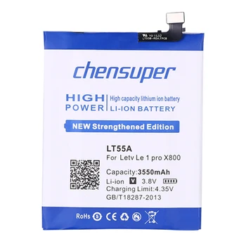 Originalus chensuper 3550mAh LT55A baterija Letv Le 1 X800 pro Le vienas X800 pro Li-jonų Polimerų Akumuliatoriai + Sekimo numerį