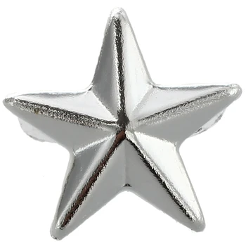 100 X silver star Kniedės bag/batai/pirštinės 10mm