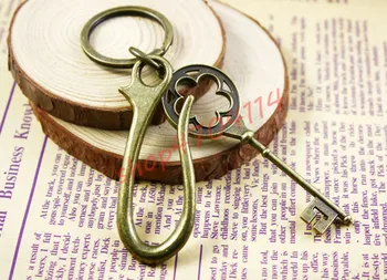 Kūrybos lydiniai, senamadiškas raktai, key chain pakabukas , išskirtinį rankdarbių mažas pakabukas